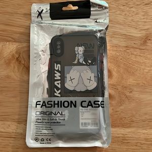 Black Kaws Iphone Xs Phone Case